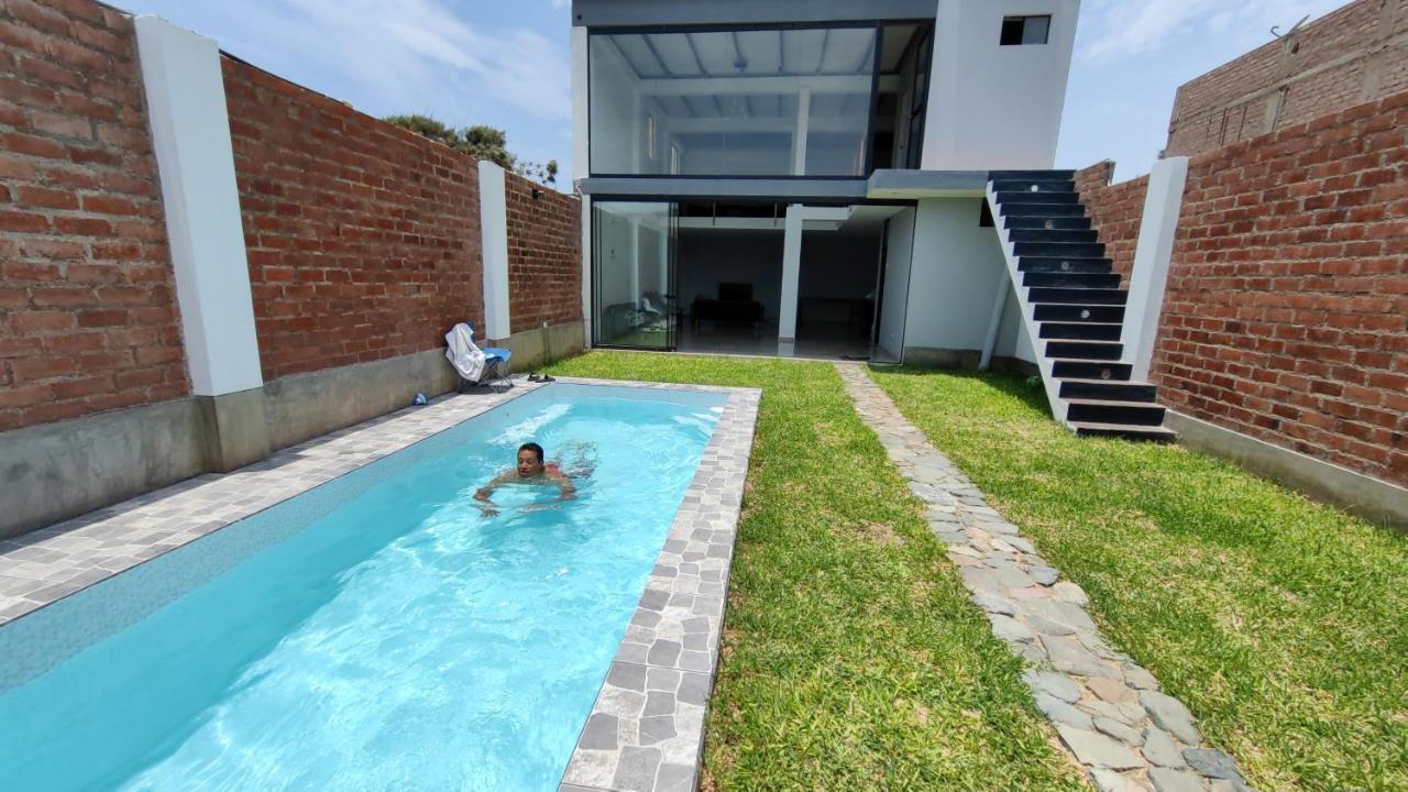 Casa De Playa Con Piscina Βίλα Ancon Εξωτερικό φωτογραφία